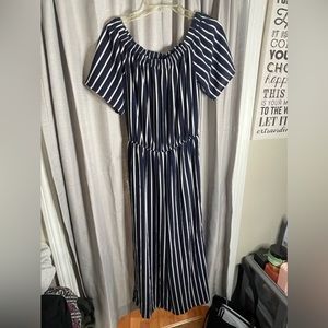 Stripped ambiance jumpsuit size M